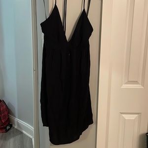 Bcbgeneration v neck tie halter mini dress